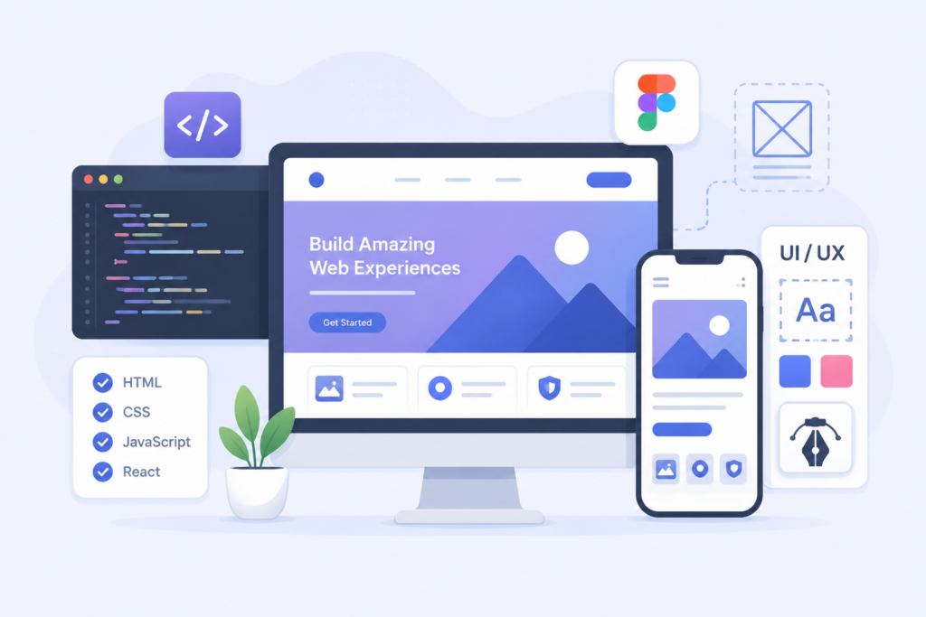 Web development and ui ux design services in Kerala